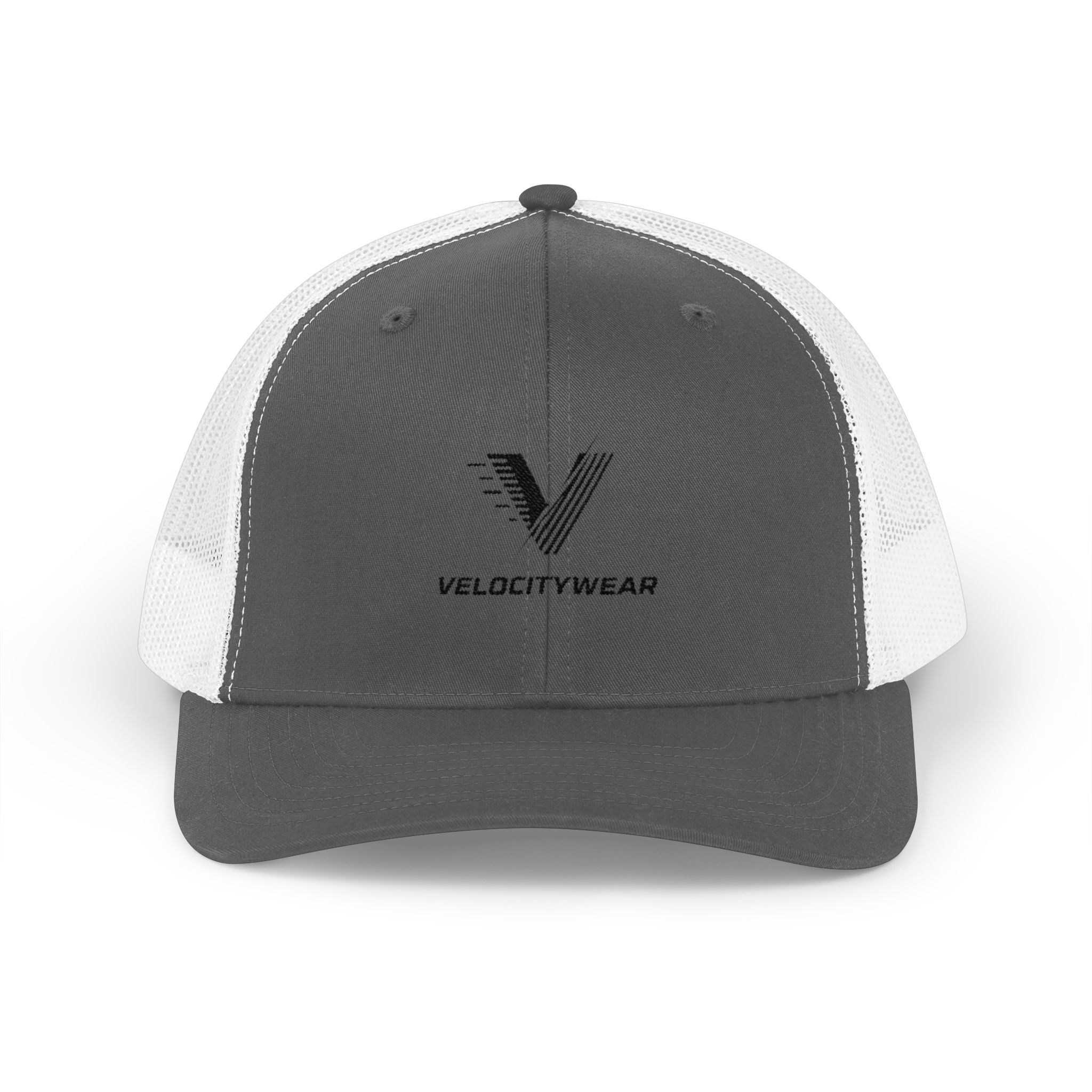 VelocityWear Trucker Cap – Distressed Logo Mesh Snapback