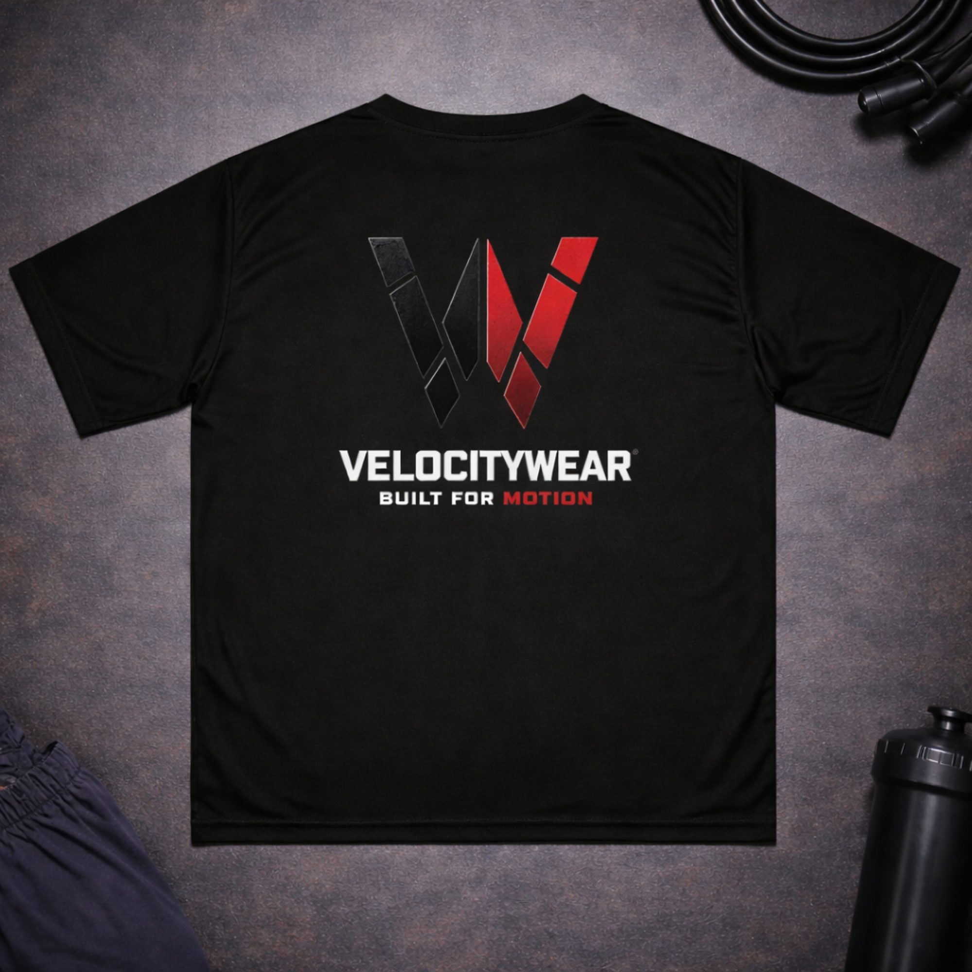 VelocityWear Performance T‑Shirt — 'Built for Velocity' Athletic Tee