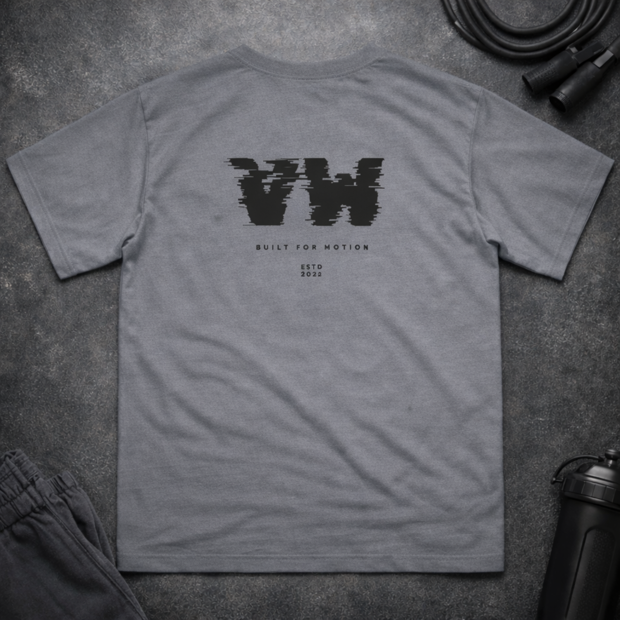 VW Glitch Logo Athletic Tee