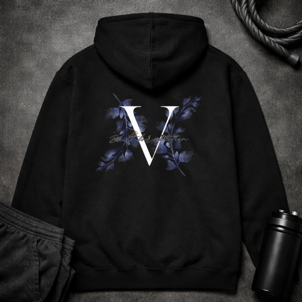 'Built for Motion' Floral Hoodie