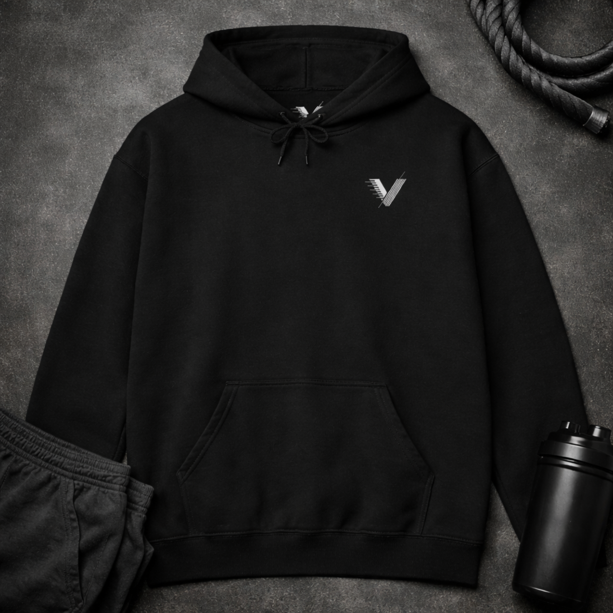 'Built for Motion' Floral Hoodie