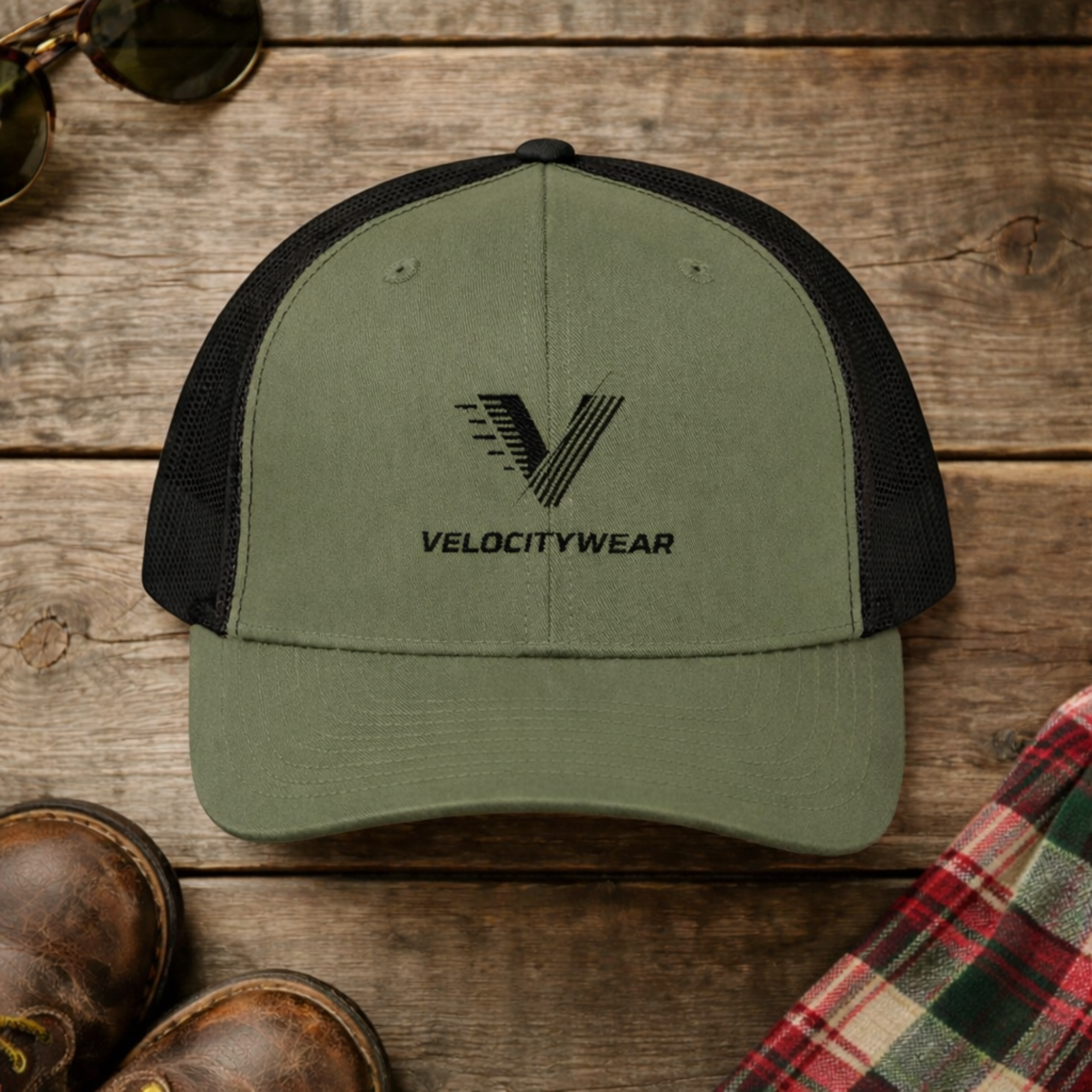 VelocityWear Trucker Cap – Mesh Snapback