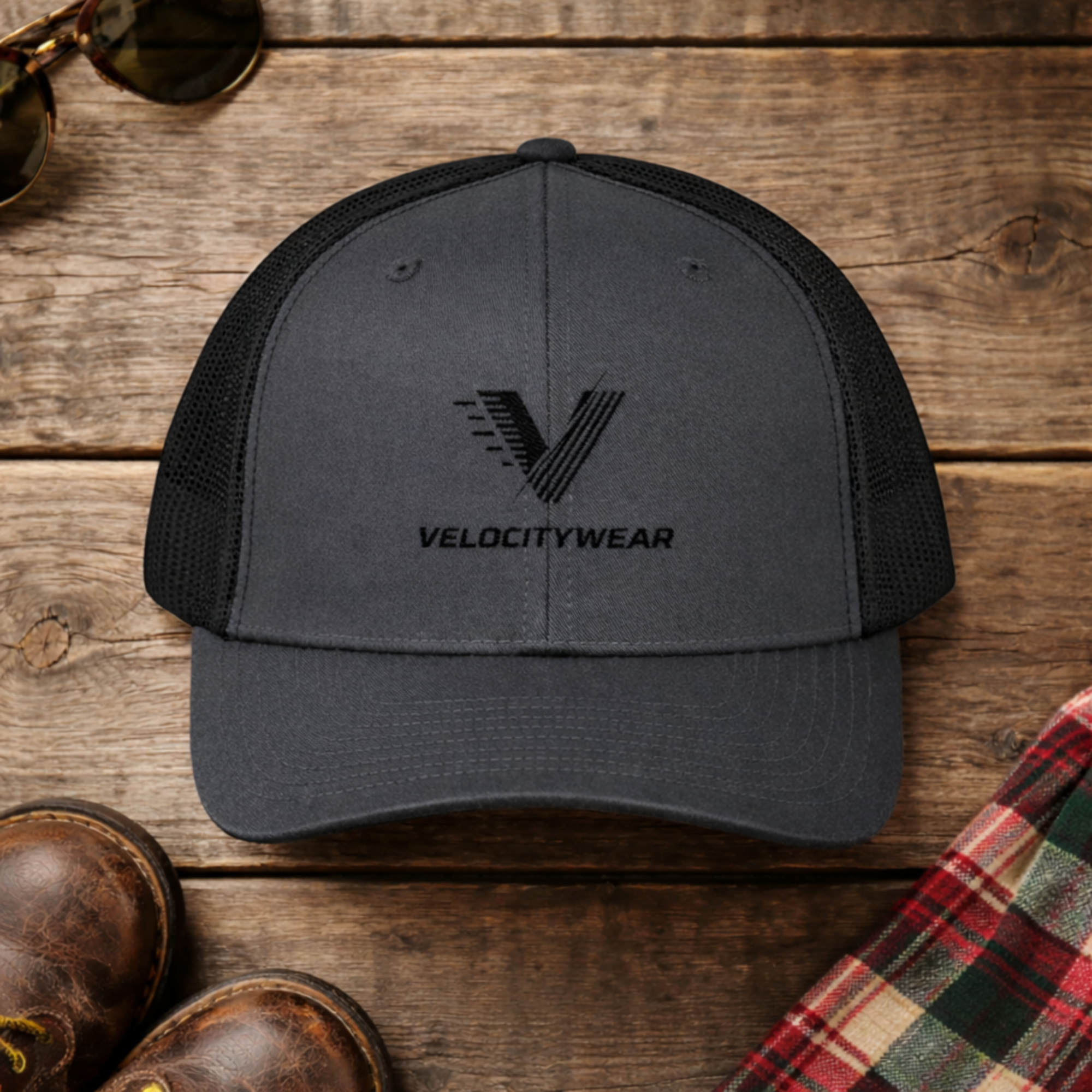 VelocityWear Trucker Cap – Mesh Snapback