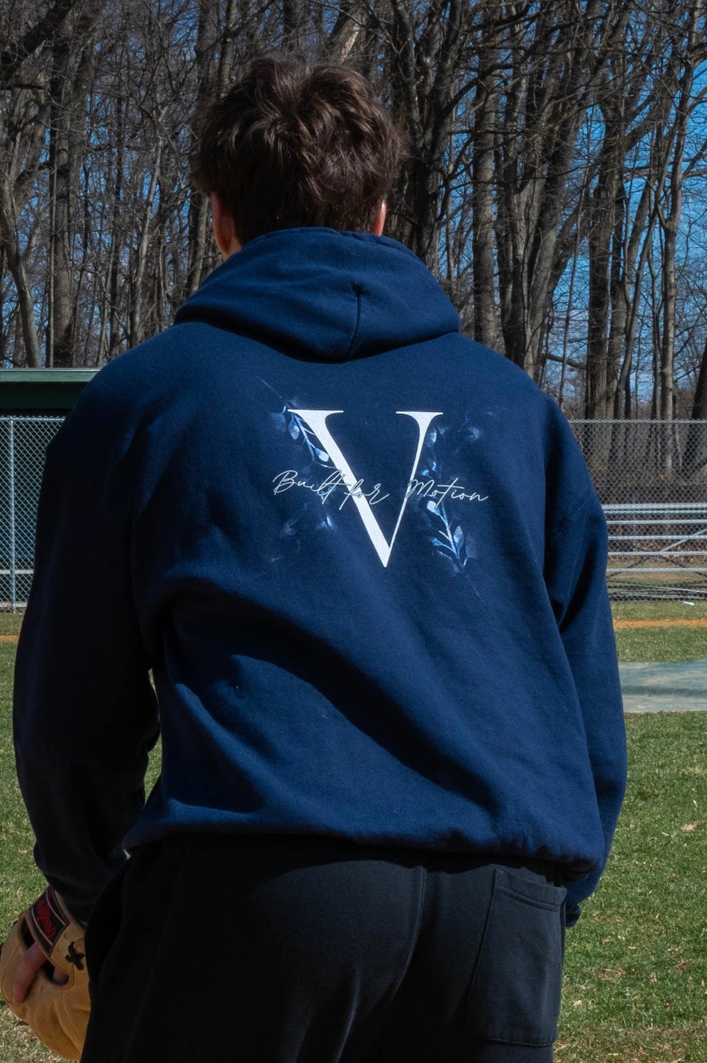 'Built for Motion' Floral Hoodie