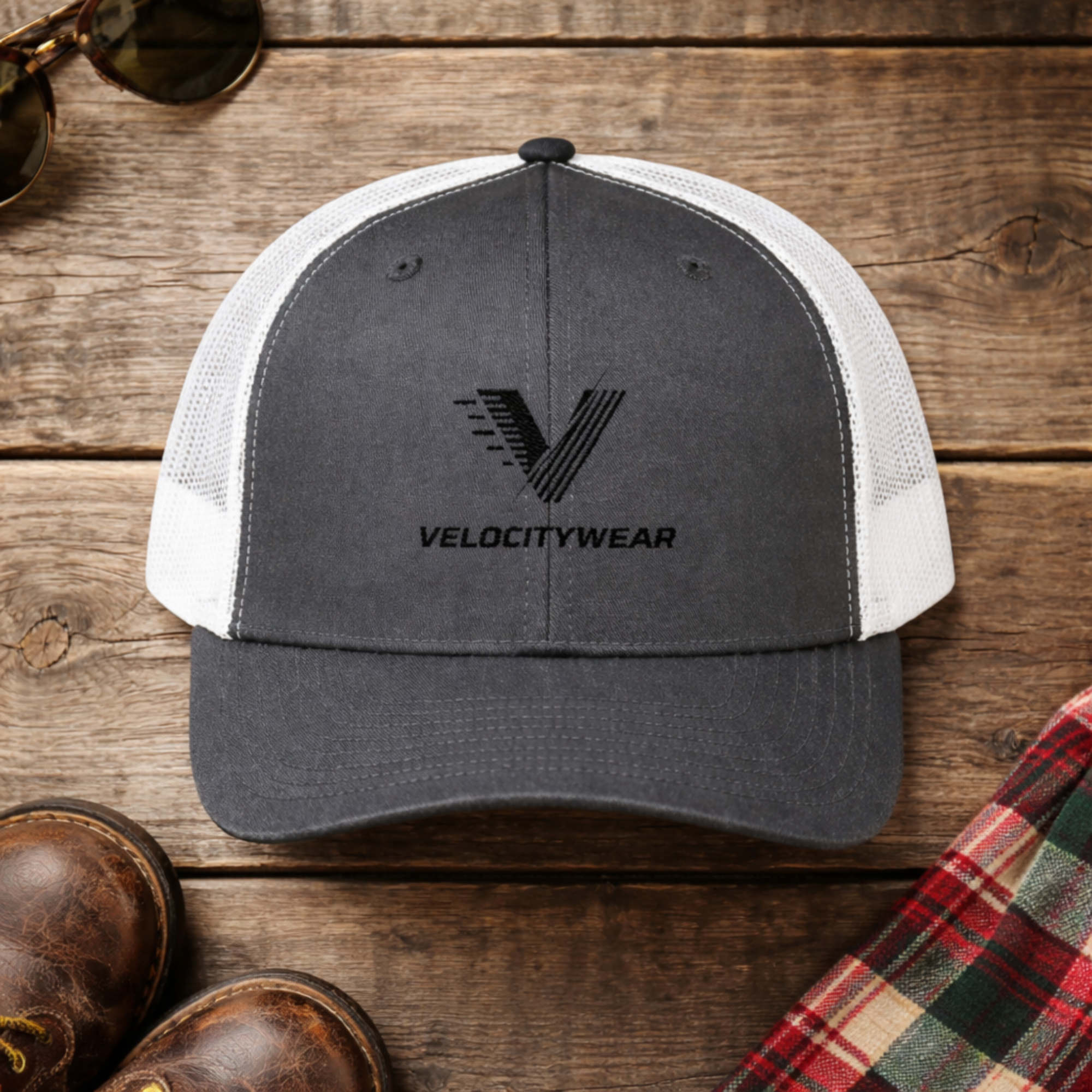 VelocityWear Trucker Cap – Mesh Snapback